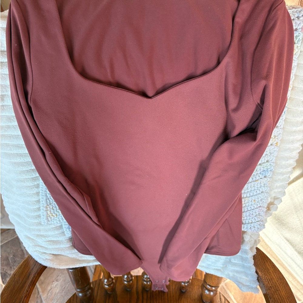Abercrombie & Fitch Maroon Blouse